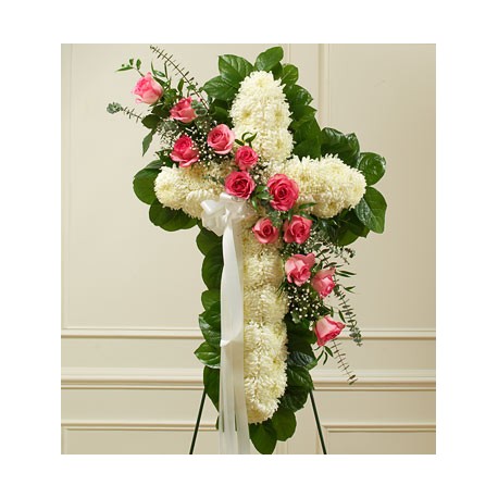 Funeral Cross Flowers | Toronto's Online Outlet