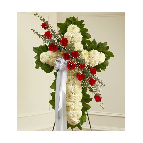 Funeral Cross Flowers | Toronto's Online Outlet