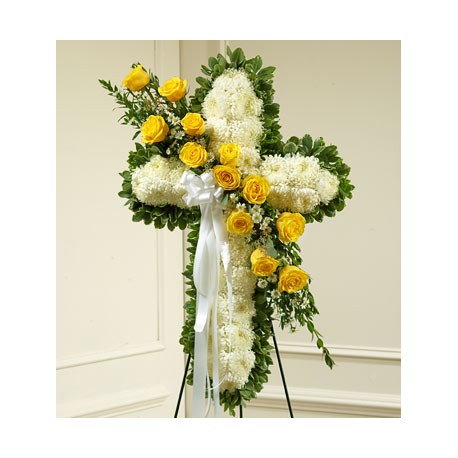 Funeral Cross Flowers | Toronto's Online Outlet