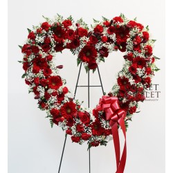 Funeral Heart Flowers | Toronto's Online Outlet