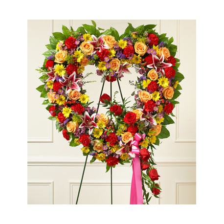 Funeral Heart Flowers | Toronto's Online Outlet