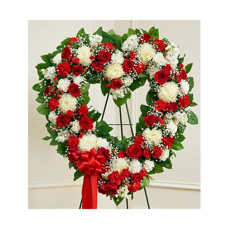 Funeral Heart Flowers | Toronto's Online Outlet