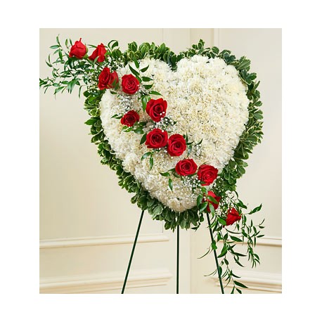 Funeral Heart Flowers | Toronto's Online Outlet