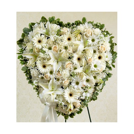 Funeral Heart Flowers | Toronto's Online Outlet