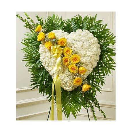 Funeral Heart Flowers | Toronto's Online Outlet