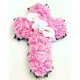 cemetery flower,cross silk flower