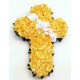 cemetery flower,cross silk flower