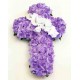 cemetery flower,cross silk flower