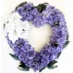 Cemetery Flower | Heart Silk Flower
