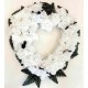 Cemetery Flower | Heart Silk Flower