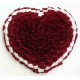 Cemetery Flower | Heart Silk Flower