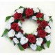 cemetery flower,wreath silk flower