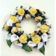 cemetery flower,wreath silk flower