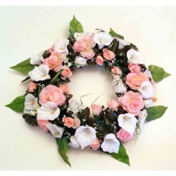 cemetery flower,wreath silk flower