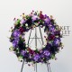 cemetery flower,wreath silk flower