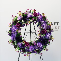 cemetery flower,wreath silk flower