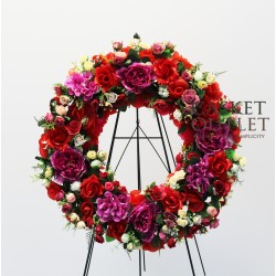 Cemetery Flower,Wreath Silk Flower