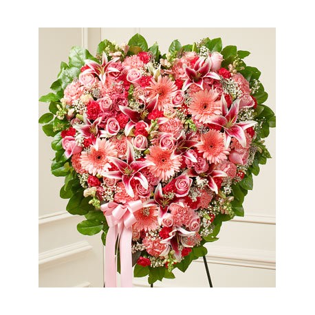 Funeral Heart Flowers | Toronto's Online Outlet