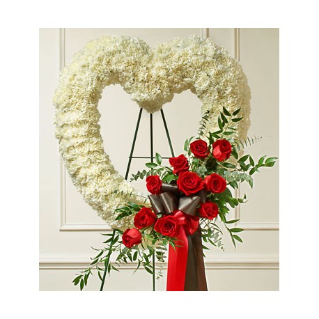 Funeral Heart Flowers | Toronto's Online Outlet