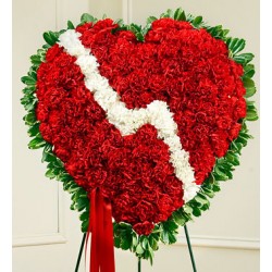 Funeral Heart Flowers | Toronto's Online Outlet