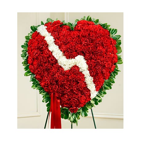 Funeral Heart Flowers | Toronto's Online Outlet