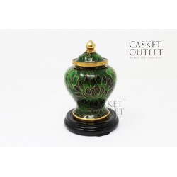 Cloisonne Keepsake Urn, Cremation Urn