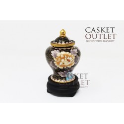 Cloisonne Keepsake Urn, Cremation Urn