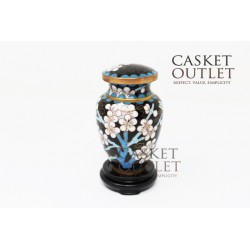 Cloisonne Keepsake Urn, Cremation Urn