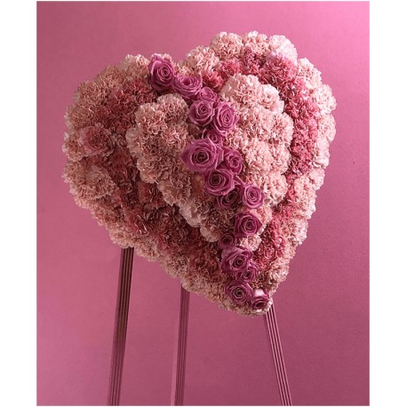 Funeral Heart Flowers | Toronto's Online Outlet