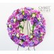 cemetery flower,wreath silk flower