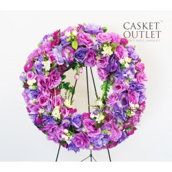 cemetery flower,wreath silk flower