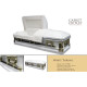 White Throne Métal Cercueil (M-012)