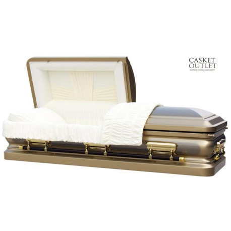 Majestic Dawn Metal Casket (M-030)