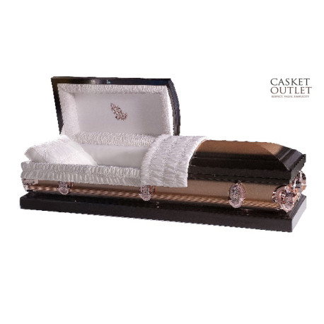 Imperial Bronze Metal Casket (M-033)