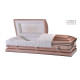 Rose Gold Serenity Metal Casket (M-035)