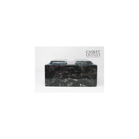 Double Urn, Companion Cremation Urn, Stone Urn, Granite Urn, Funeral Urn