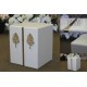 Double Urn, Companion Cremation Urn, Stone Urn, Granite Urn, Funeral Urn