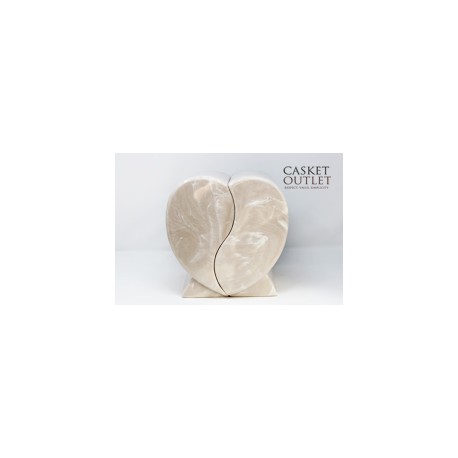 Double Urn, Companion Cremation Urn, Stone Urn, Granite Urn, Funeral Urn